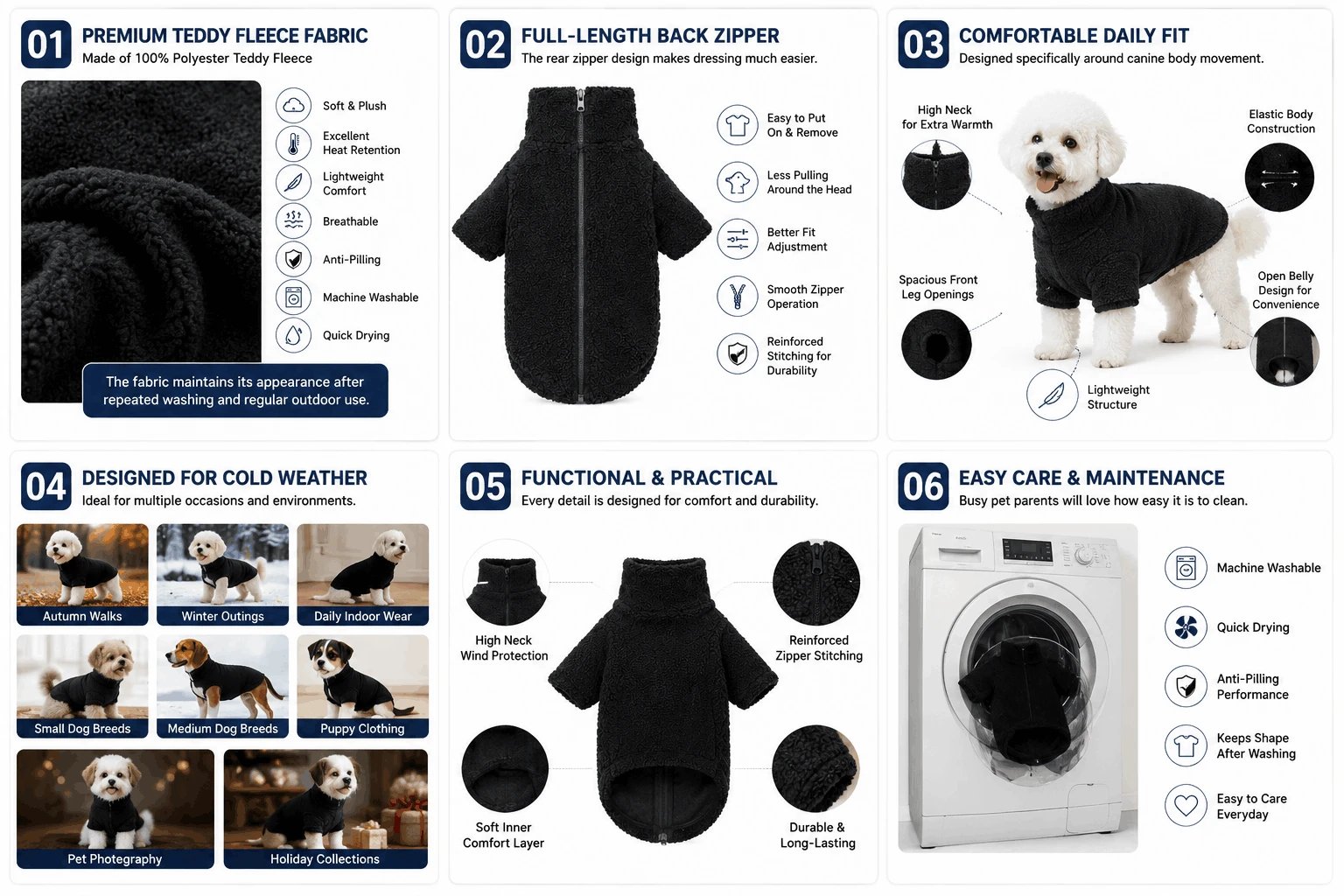 Teddy Fleece Dog Pullover Teddy Fleece Dog Pullover